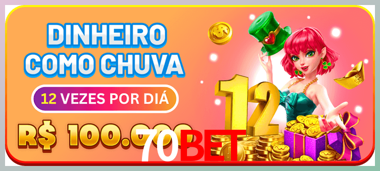 Aplicativo móvel 70bet para iOS e Android